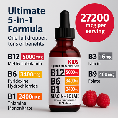 Supori™ Kids B12 Vitamin Liquid Drops